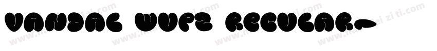 Vandal Wupz Regular字体转换